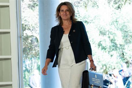 13/07/2021. The Third Vice-President of the Government of Spain and Minister for Ecological Transition and Demographic Challenge, Teresa Ribera, en...